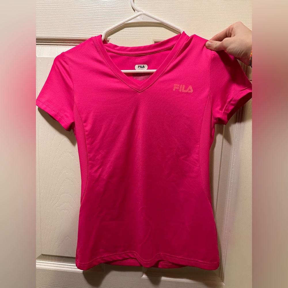 FILA Girls Hot Pink Shirt